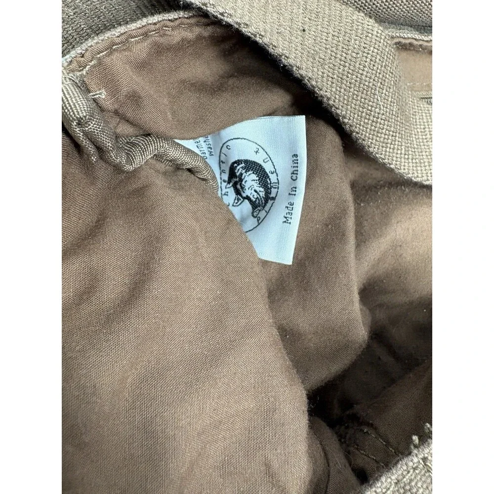 Authentic Pigment Brown Canvas Crossbody Messenger Bag Dreamworks Embroidered